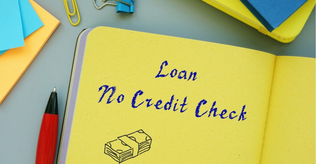 bibird'sye view of "Easy Online Loans No Credit Check"